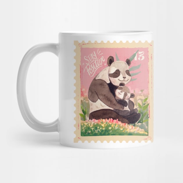Mother Panda and Lovely Cub Moment by Natifa
